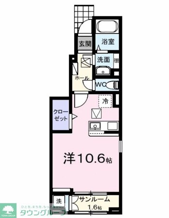 ヒルズ山王林の物件間取画像